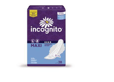 MaxiMaman serviettes à rebords, 14 unités, nuit – Incognito